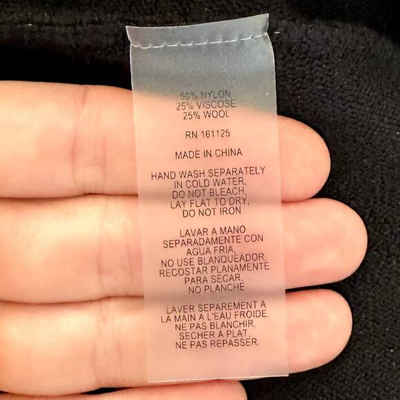 Vila Milano Wool Blend Dolman Sleeve Sweater Size XL - Picture 8 of 8